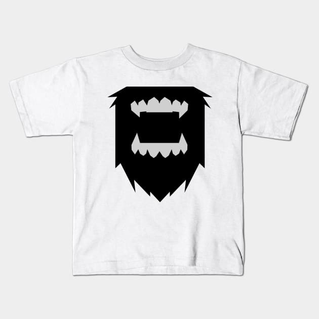 THE WEIRD BEARD Kids T-Shirt by TeamWeird